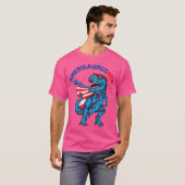 Amerisaurus Rex 4. Juli Shirt Dinosaurier Amerisa (Vorne ganz)