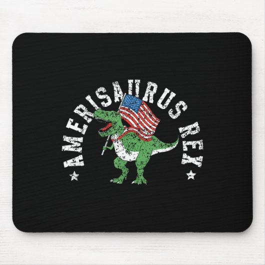 Amerisaurus rex Amerika Unabhängigkeit USA 4. Juli Mousepad (Vorne)