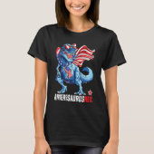 Amerisaurus Rex Independence Day T-Shirt (Vorderseite)
