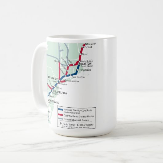 AmeriStarRail-Tasse Kaffeetasse (Vorderseite Links)