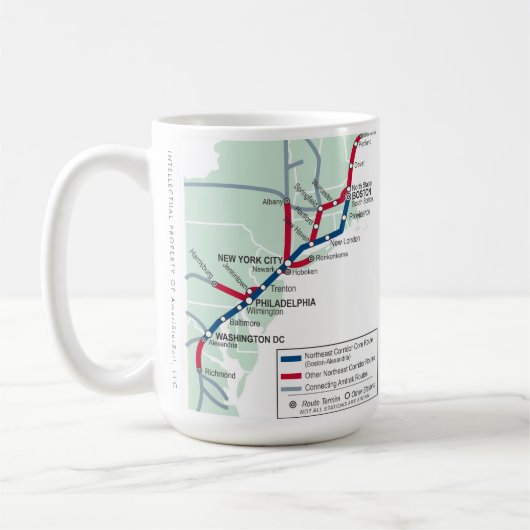 AmeriStarRail-Tasse Kaffeetasse (Links)