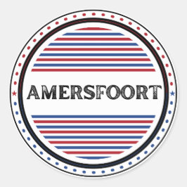 Amersfoort City Pride Emblem – Niederländische Ide Runder Aufkleber