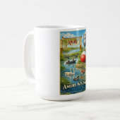 Amery, Wisconsin City of Lakes Kaffeetasse (Vorderseite Links)