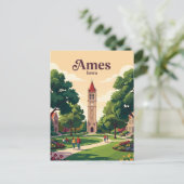 Ames, Iowa Postkarte (Stehend Vorderseite)