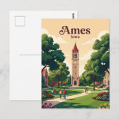 Ames, Iowa Postkarte (Vorne/Hinten)