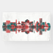 Ames Iowa Skyline Banner (Horizontal)