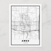 Ames Map Postkarte (Vorderseite)