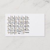 AmeslanAlphabet120710, Name, Adresse 1, Adresse… Visitenkarte (Rückseite)