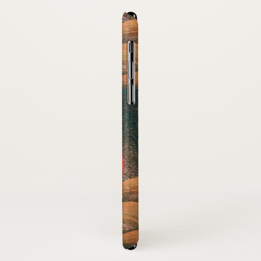 AMETERASU, rot-schwarz SUN GODESS Case-Mate iPhone Hülle (Hinten/Links)