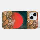 AMETERASU, rot-schwarz SUN GODESS Case-Mate iPhone Hülle (Rückseite (Horizontal))