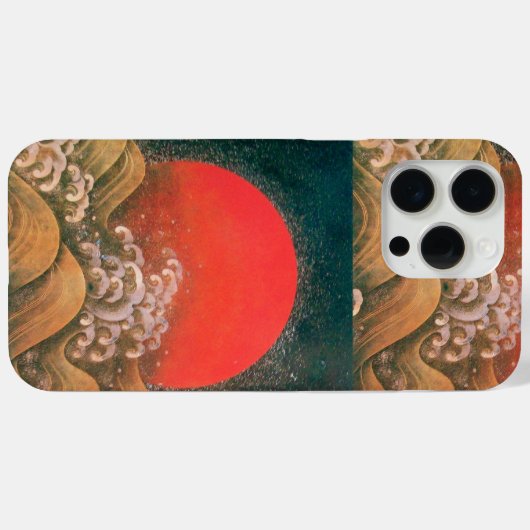 AMETERASU, rot-schwarz SUN GODESS Case-Mate iPhone Hülle (Rückseite (Horizontal))