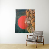 AMETERASU, SUN GODESS Red Brown Black Wandteppich (Beispiel)