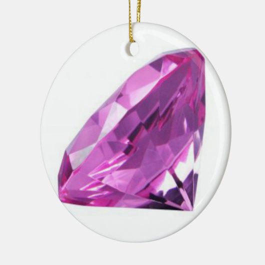 Amethyst 01, Februar, Birthstone Keramik Ornament (Links)