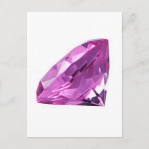 Amethyst 01, Februar, Birthstone Postkarte