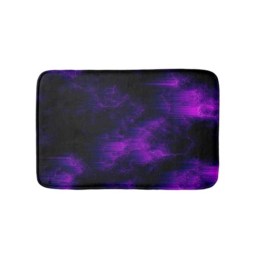 Amethyst Abstrakt Badematte (Vorderseite)