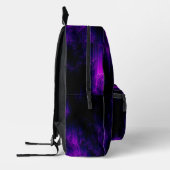 Amethyst Abstrakt Bedruckter Rucksack (Links)