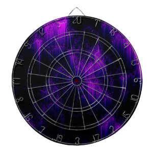 Amethyst Abstrakt Dartscheibe