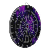Amethyst Abstrakt Dartscheibe (Vorderseite Links)