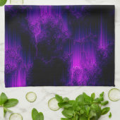 Amethyst Abstrakt Geschirrtuch (Gefaltet)