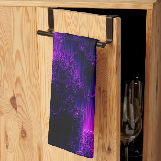 Amethyst Abstrakt Geschirrtuch (Drittel gefaltet)