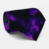 Amethyst Abstrakt Krawatte (Gerollt)