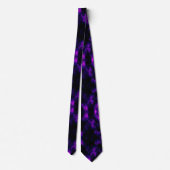 Amethyst Abstrakt Krawatte (Rückseite)