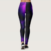 Amethyst Abstrakt Leggings (Rückseite)