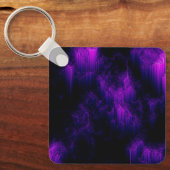 Amethyst Abstrakt Schlüsselanhänger (Vorderseite)