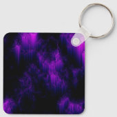 Amethyst Abstrakt Schlüsselanhänger (Rückseite)