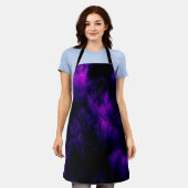 Amethyst Abstrakt Schürze (Getragen)