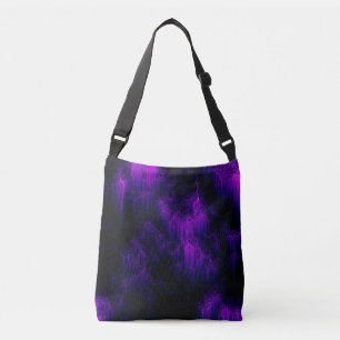 Amethyst Abstrakt Tragetaschen Mit Langen Trägern