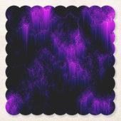 Amethyst Abstrakt Untersetzer (Vorderseite)