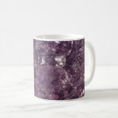 Amethyst Beschaffenheit Kaffeetasse (VorderseiteRechts)
