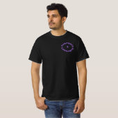 Amethyst Birthstone - T - Shirt Februar (Vorne ganz)