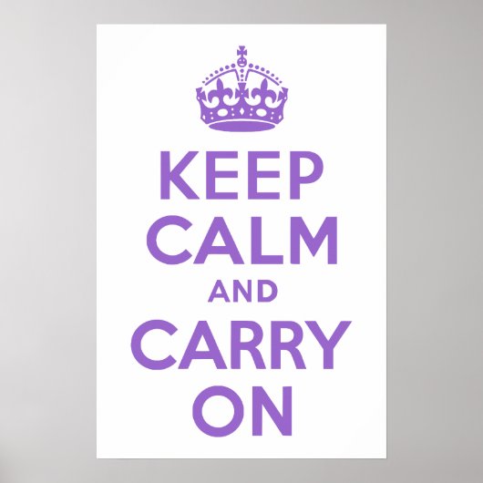 Amethyst bleibt ruhig und führt weiter poster (Vorne)