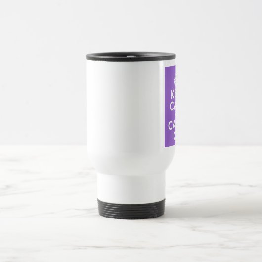 Amethyst bleibt ruhig und führt weiter reisebecher (Mittel)