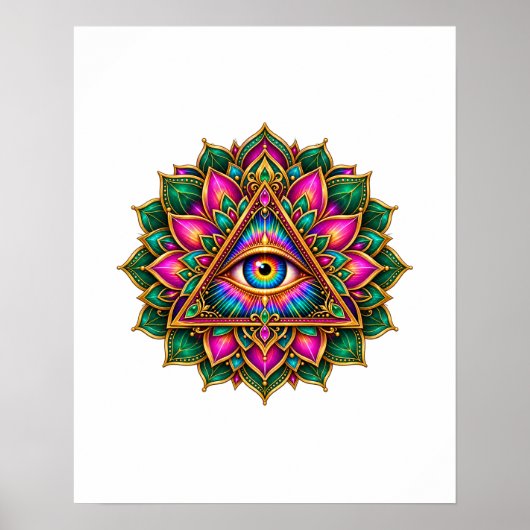 Amethyst Bloom Eye Poster (Vorne)