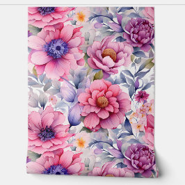 Amethyst Bloom Rhapsody Botanical Tapete