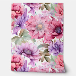 Amethyst Bloom Rhapsody Botanical Tapete