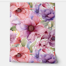 Amethyst Bloom Rhapsody Botanical Tapete