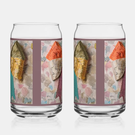 Amethyst Bow Soda Glass Dosenglas (Links)