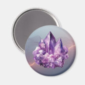 Amethyst Cluster-Magnet Magnet (Vorderseite/Rückseite)