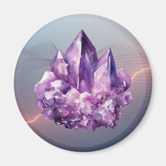 Amethyst Cluster-Magnet Magnet (Vorne)