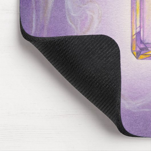 Amethyst Core Gemstone Mousepad (Ecke)