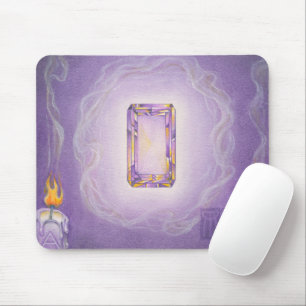 Amethyst Core Gemstone Mousepad