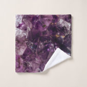 Amethyst Crystal Cleansing Energy Badetücher Badhandtuch Set (Waschlappen)
