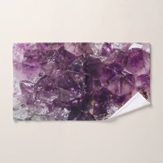 Amethyst Crystal Cleansing Energy Badetücher Badhandtuch Set (Handtuch)
