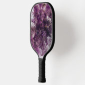 Amethyst Crystal Cleansing Energy Pickleball Schläger (Links)