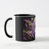 Amethyst Crystal - Crows Blackbird Ravens Tasse (Links)