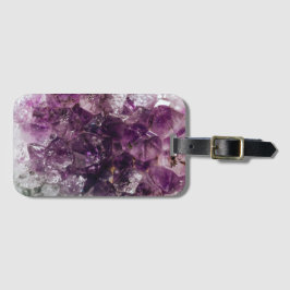 Amethyst Crystal Energy Gepäckanhänger